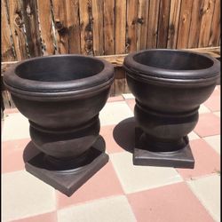 New Flower Pots Made Out Of Cement Perfect Gift 