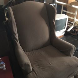 Two Wingback Chairs