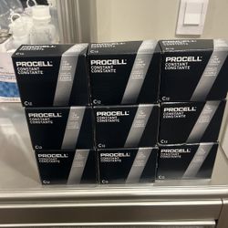C batteries New In The Box 12 Batteries Per Box 15 Cases