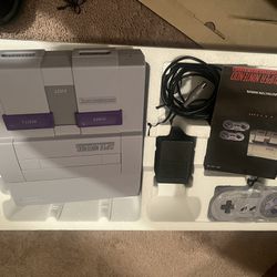Super Nintendo Set And Other Set With Gun