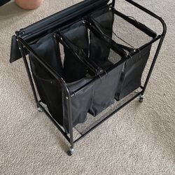 laundry hamper with wheels 