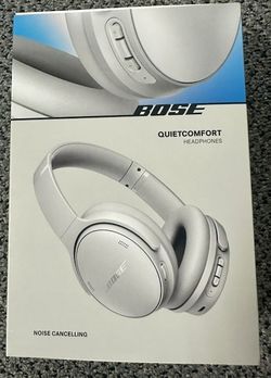 New Bose QuietComfort Noise Cancelling Headphones | Wireless Over-Ear Headset (Light Gray)
