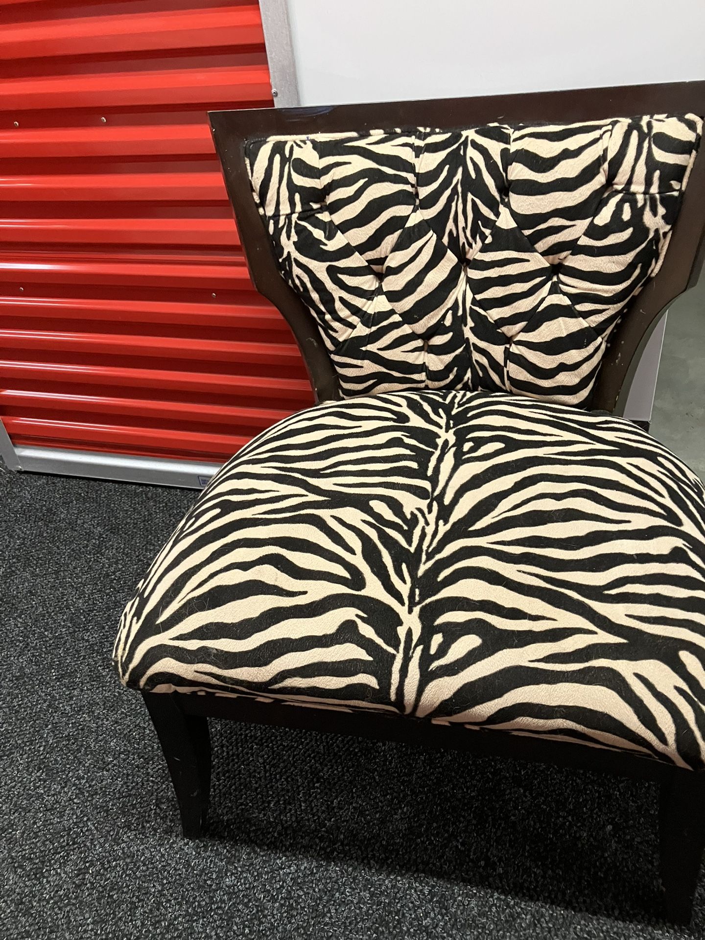 Zebra Print Chair