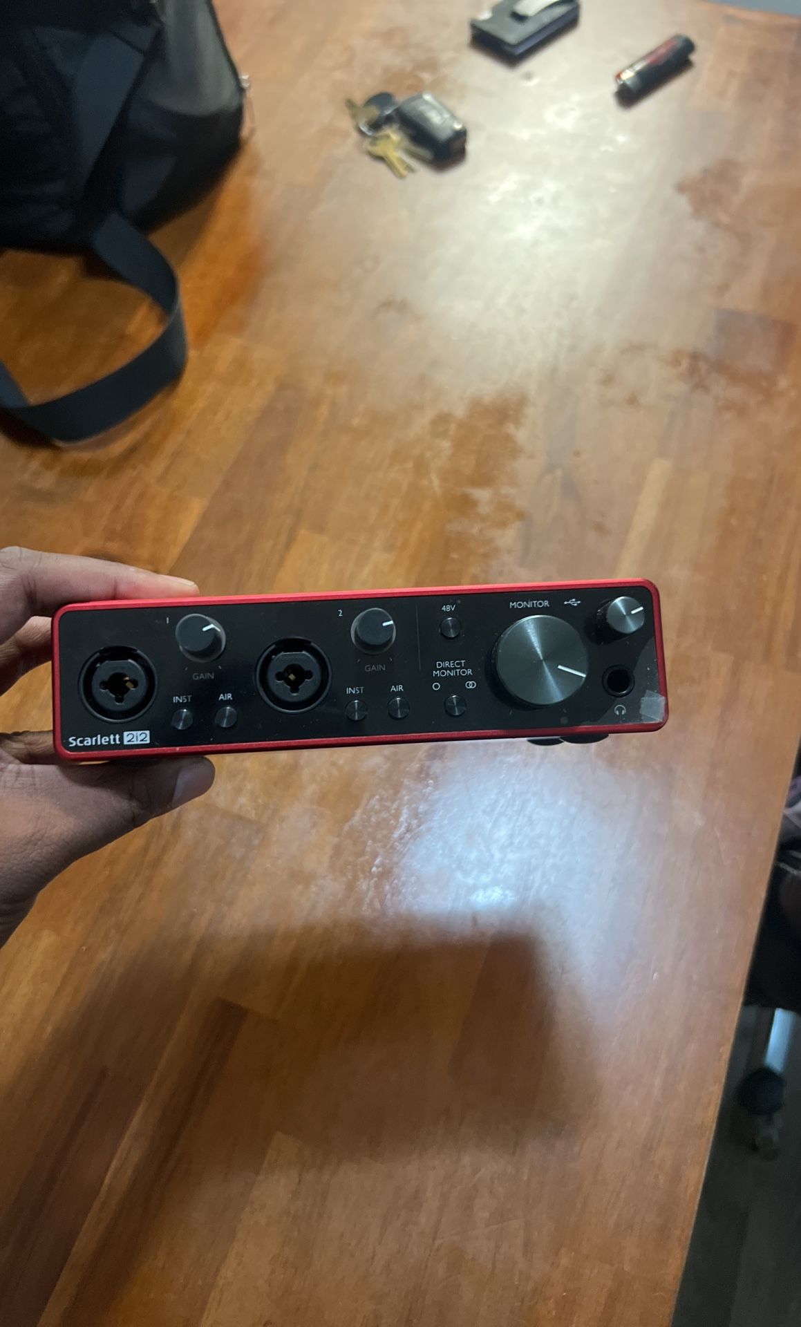 Scarlett 2i2 Interface