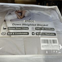 Down Weighted Blanket Grey Blanket 
