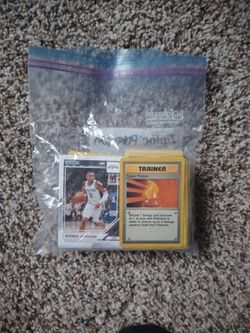 Random Basketball and Pokemon cards