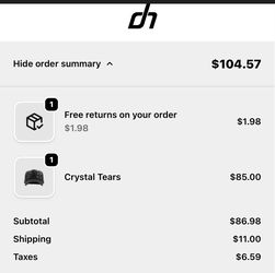 Dandy Hats Crystal Tears