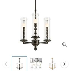 Kohler 5 Light Chandelier, Brand New!