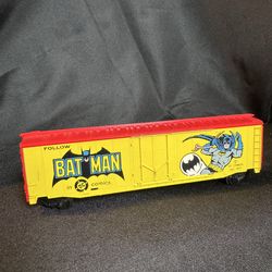 Vintage 1977 Tyco Batman 368-B HO Scale train boxcar Excellent Condition