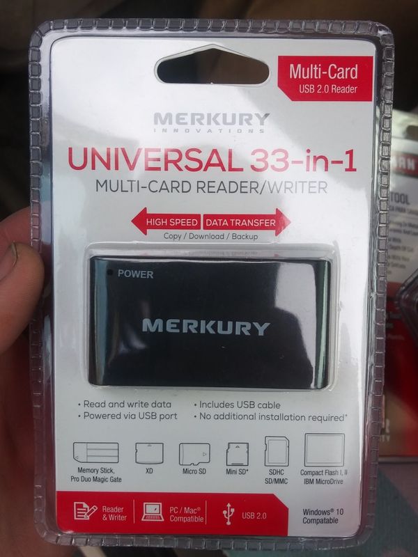 MERKURY Universal 33in1 Multi Card Reader/Writer for Sale in Concord, CA OfferUp