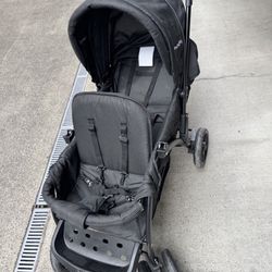 Black Double Stroller