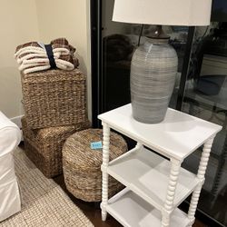 Wicker Foot Stools / Accents And More: