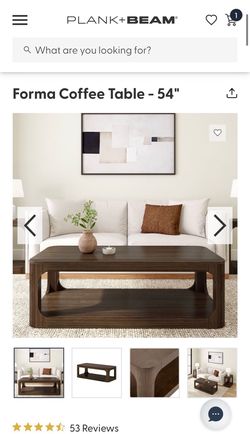 Mid-century modern coffee table in Box
