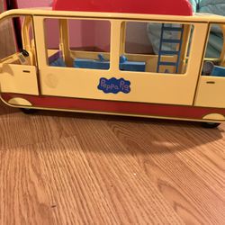 Peppa Pig Bus, Camper, School House Set