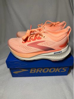 Brooks Glycerin 23 Women's Running Sneaker Coral/Peach/Spellbound Size 5