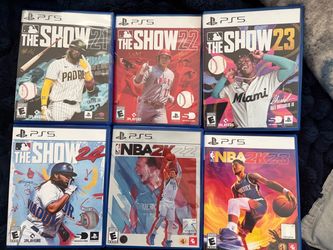 PlayStation 5 games, lot of 6