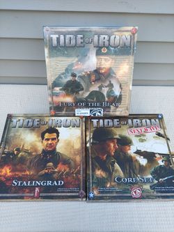 Tide Of Iron Board Game Lot