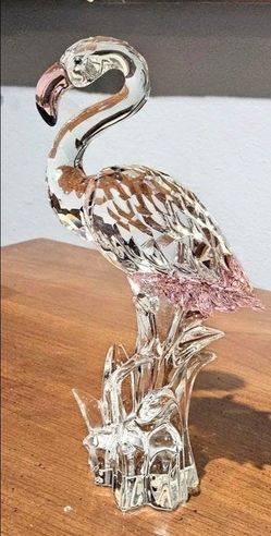 Swarovski pink flamingo