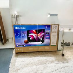 HD233 65QD6 65” Hisense smart 4k Qled hdr tv 