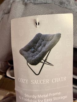 New! A cozy upholstered lounge chair