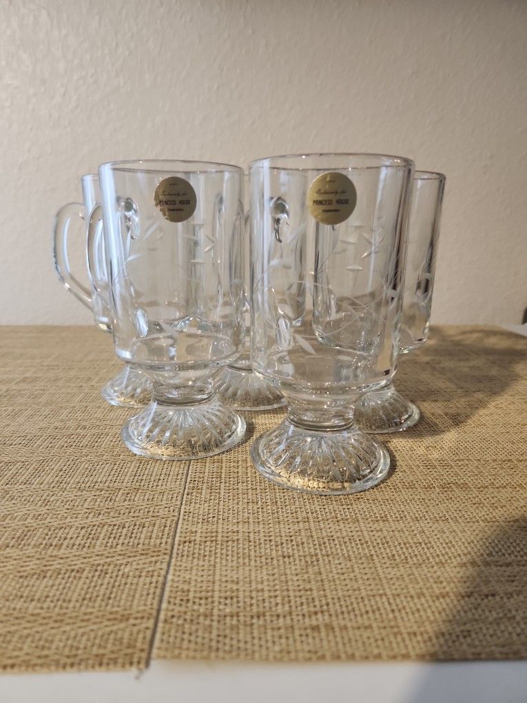 Princess House Irish Coffee Mugs