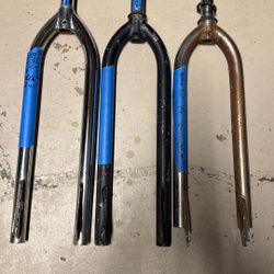 Vintage Bmx 26 Forks.  Tange,AKISU, Schwinn Tube Forks.  As Is.  