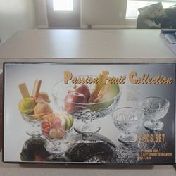 New 5 Fruit Set Glass Collection