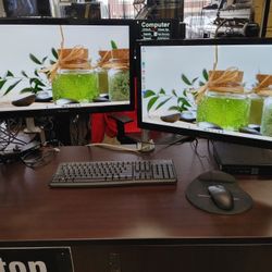 D ell Optiplex 3040 Mini i5 Dual Screen Desktop Compiter