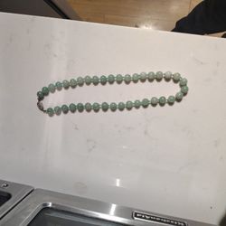 Jade Bead Necklace 