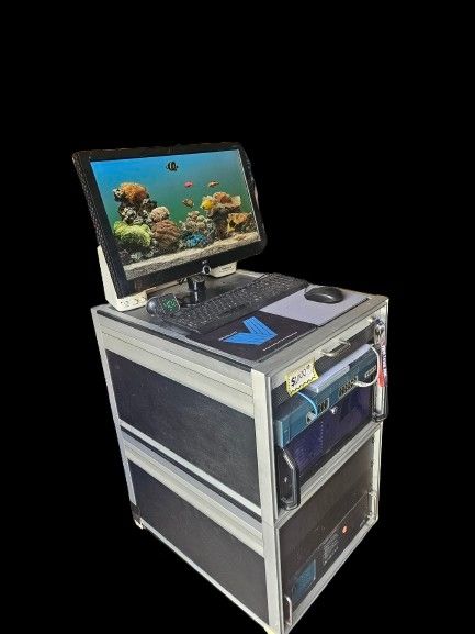 Gaming Computer And Network Switchboard