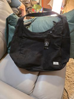 Volcom canvas hobo tote bag.