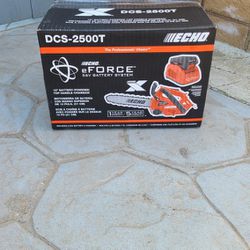 Echo Eforce 56v Xseries Cordless Battery Top Handle Chainsaw