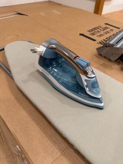 Ironing Board (hanging) & Black+Decker Evensteam Steam Iron