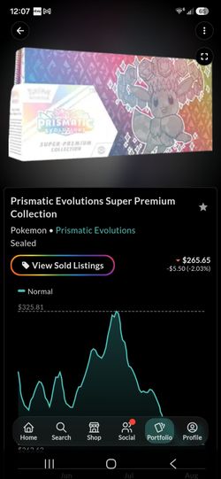 Pokemon prismatic upc sealed