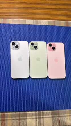 Iphone 15 unlocked 512gb blue/green/pink