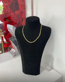 New  Real Solid 14k  Gold Cuban Necklace