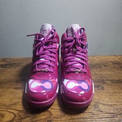 Coach Natalee High Top Sneakers Women's Size 7 - Berry Pink w/ Original Box