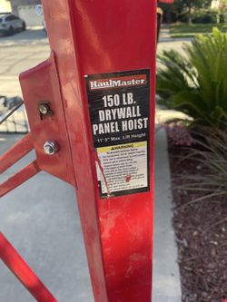 Haulmaster Sheetrock lift