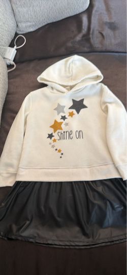 Girls 'Shine On' Hoodie Dress size 5t