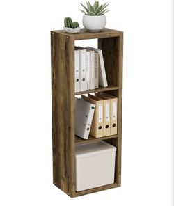 Brand New in Box 3-Cube Storage Organizer Bookshelf – Brown