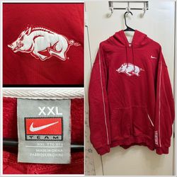Nike Team Arkansas Razorbacks Hoodie Size XXL