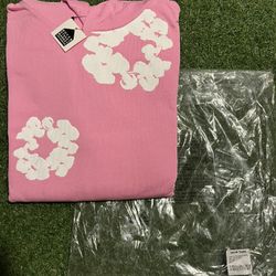 *BRAND NEW* DENIM TEARS COTTON WREATH HOODIE “PINK” M