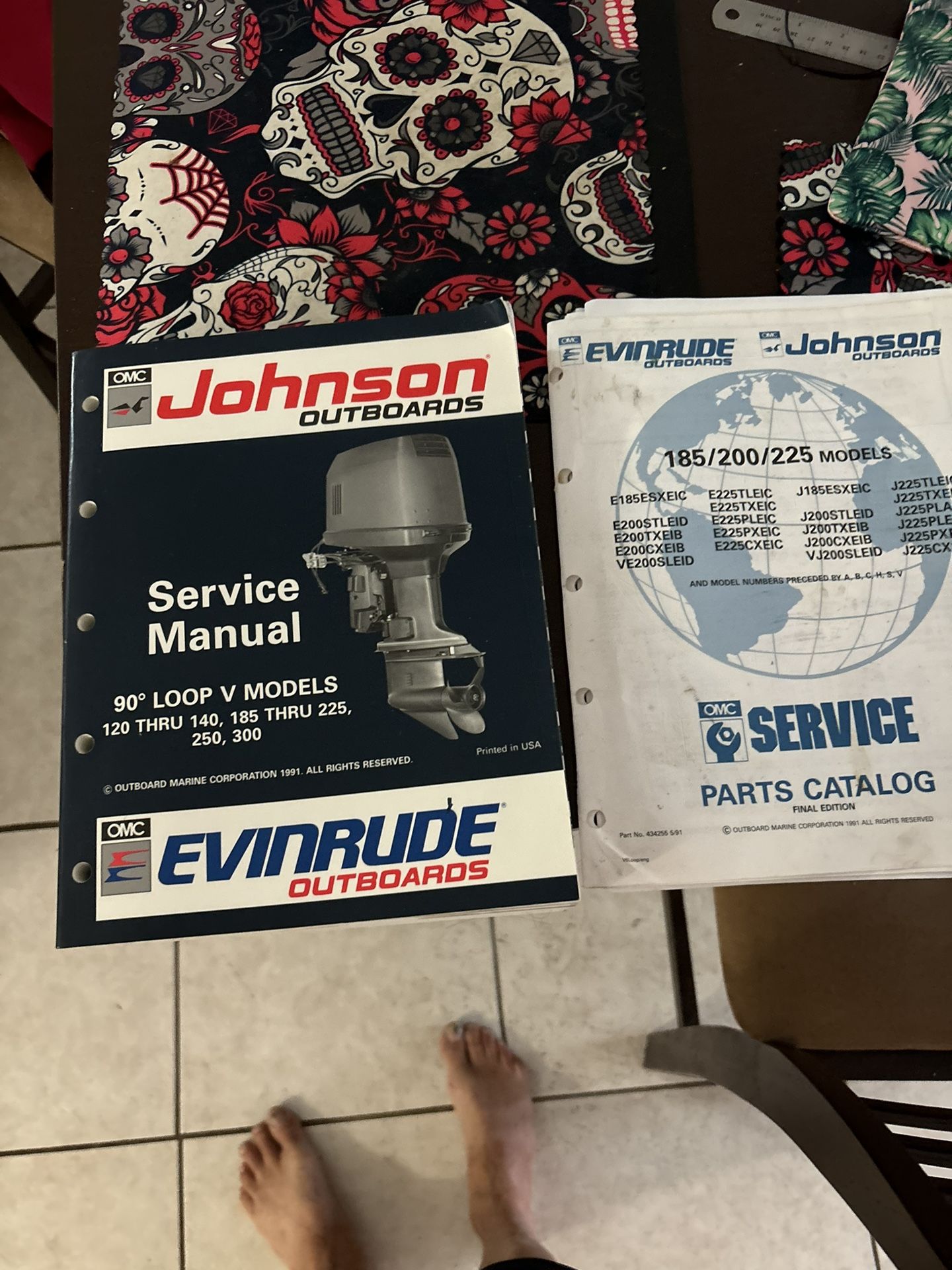 Evinrude Johnson, Service, Manual, And Parts Manual