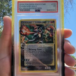 Pokemon Charizard Gold Star Psa 1