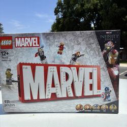 MARVEL Logo Lego Set NEW!!