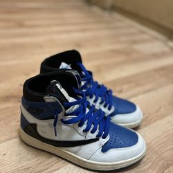 travis scott high jordan 1 blue white