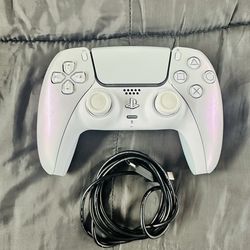 PlayStation DualSense™ Wireless Controller – Chroma Pearl - For PS5, PC, MAC & Mobile ( Used