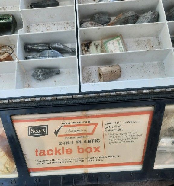 Vintage Sears tackle box - $65
