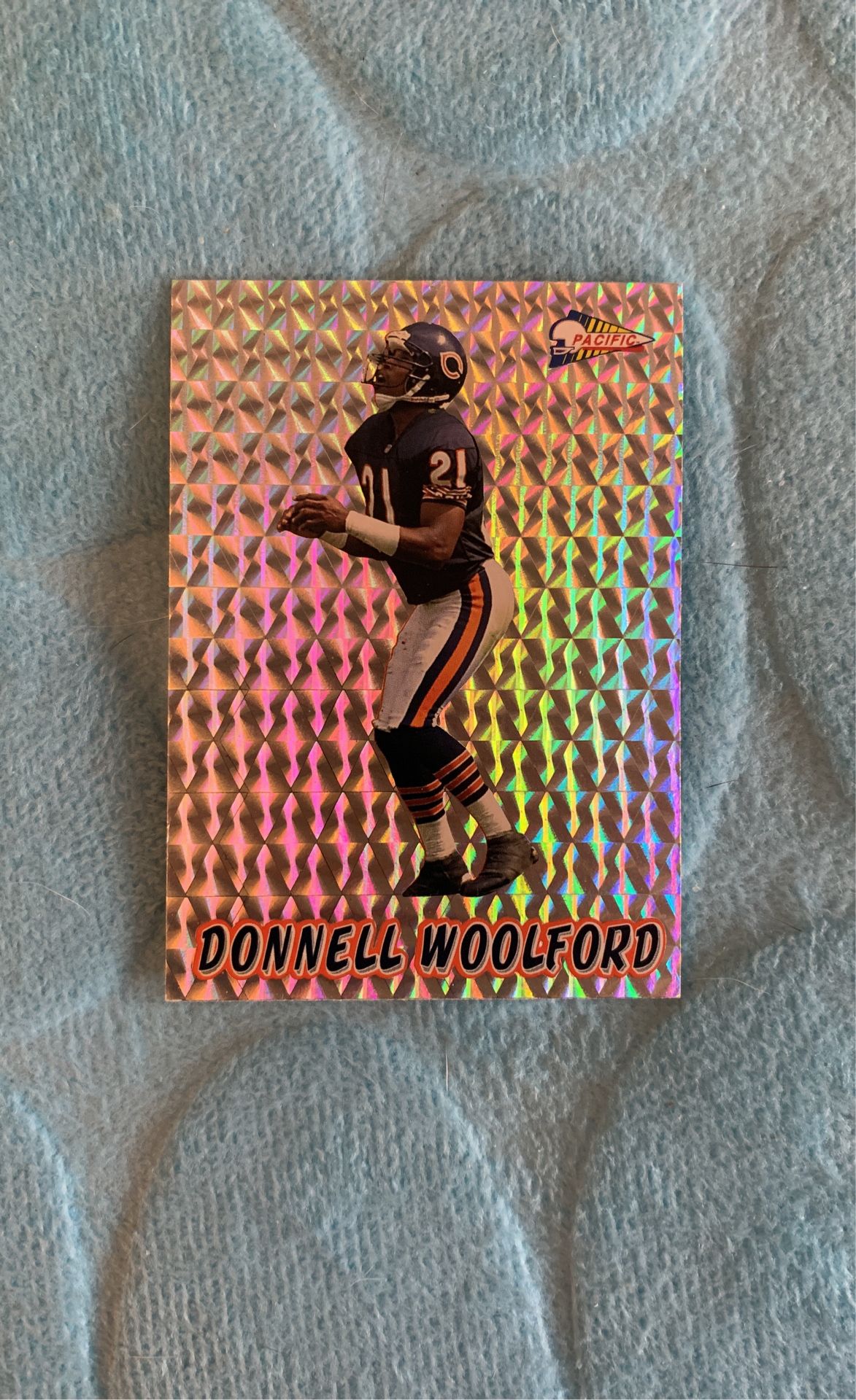 1993 Pacific Prism Donnell Woolford #11 Football Card