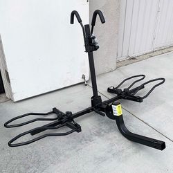(Brand New) $109 (KAC) 2-Bicycle Rack for Car, SUV, Hatchback Mount for 2” Anti-Wobble Hitch, Heavy Duty Bike Carrier
